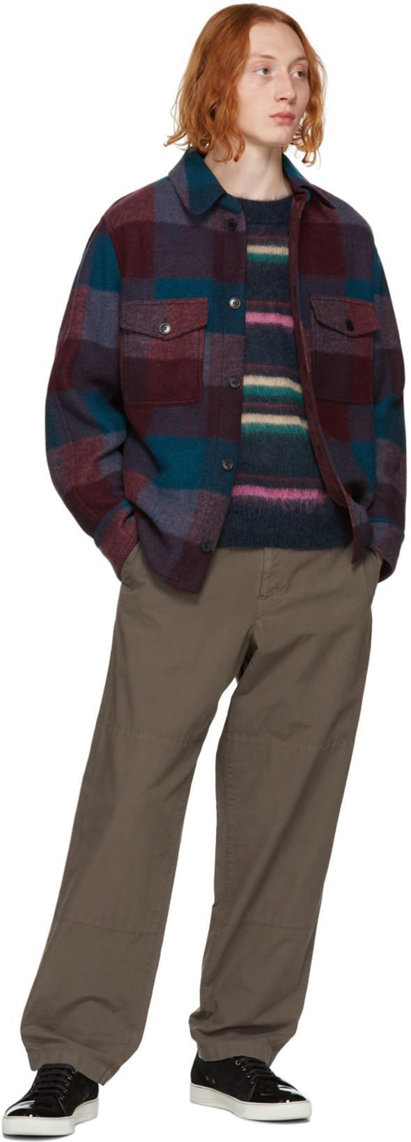 LANVIN Dbb1 Suede Sneakers In Multi