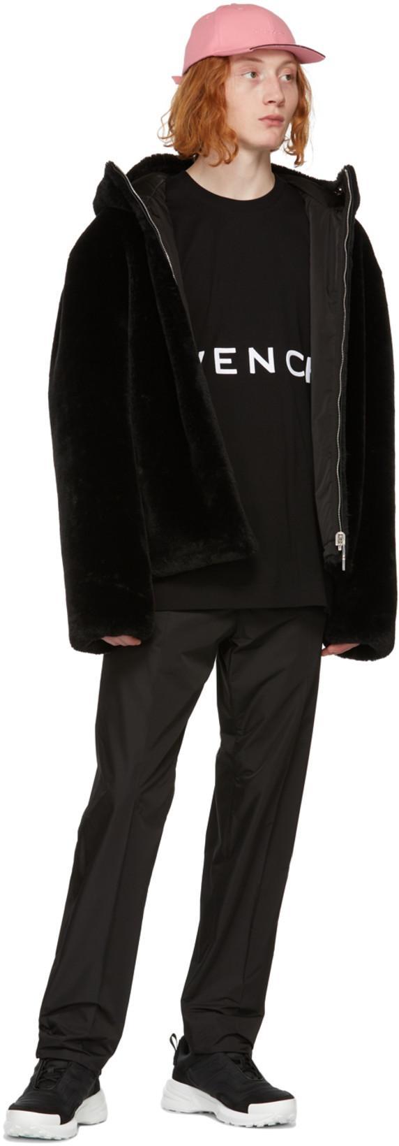 GIVENCHY 4g Logo Print T-shirt In Black