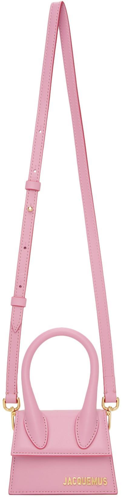 JACQUEMUS La Maille Neve Cardigan In Pink