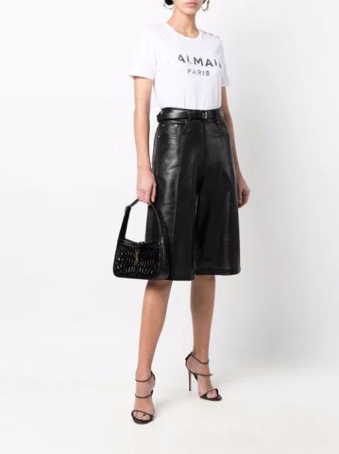 BALMAIN White T-shirt In Multi