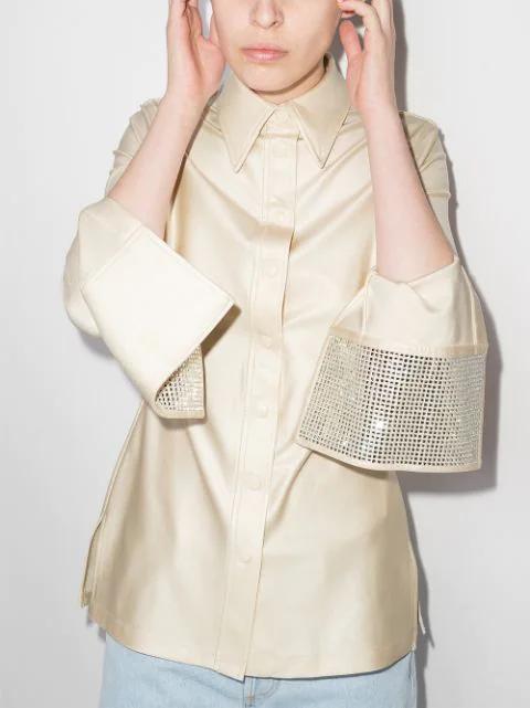 ATTICO Straight-leg Boyfriend Jeans In Blue