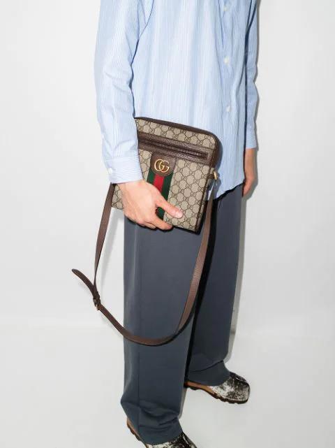 MFPEN Generous Stripe Cotton Shirt In Blue