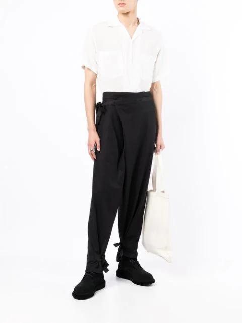 TOOGOOD The Morris Wide-leg Trousers In Schwarz