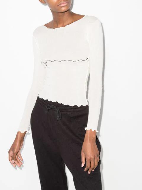 JIL SANDER Beige Large Flat Shopper Tote In 102 Natural