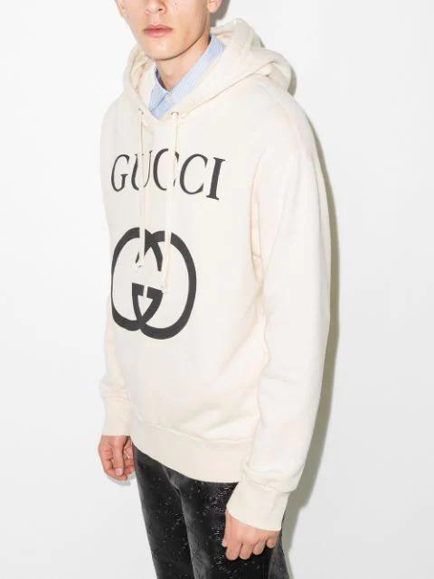 GUCCI Off-white Interlocking G Hoodie