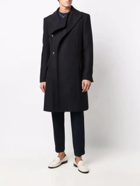 SAINT LAURENT Leather Loafer With Iconic Monogram In White