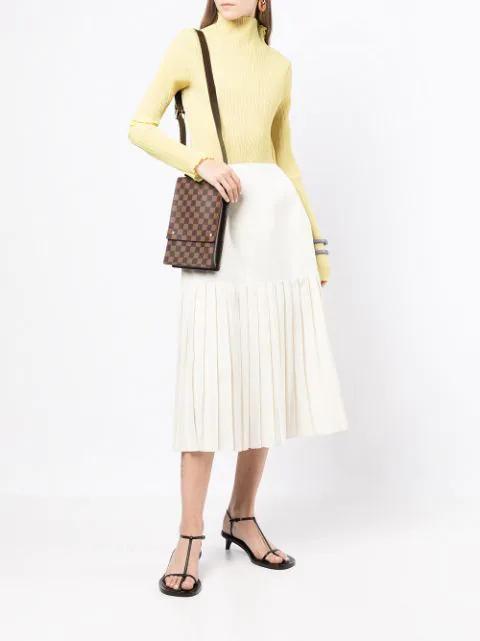 BOTTEGA VENETA Leather Cuff Bracelet In Purple