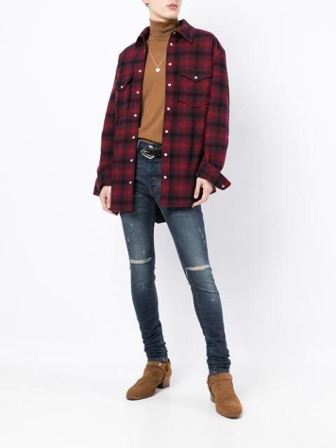 SAINT LAURENT Boots In Noisette