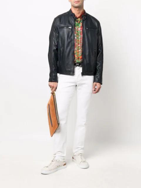 FERRAGAMO Black Gancini Paloma Reversible Leather Belt