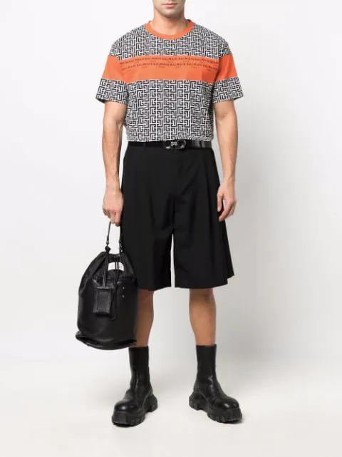 FERRAGAMO Black Gancini Paloma Reversible Leather Belt