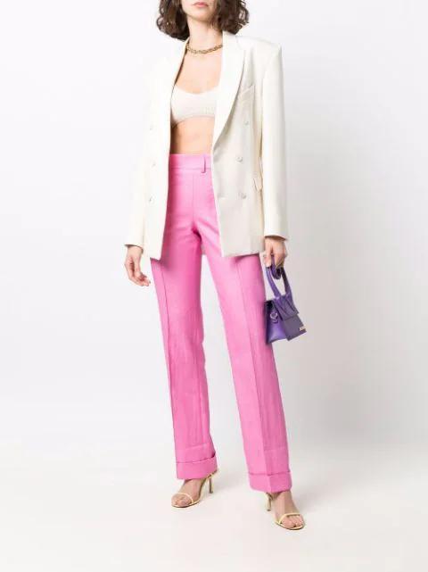 JACQUEMUS Le Pantalon Fresa Tailored Trousers In Pink