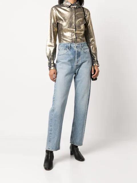 AGOLDE Pinch Waist Kick Jeans In Blue