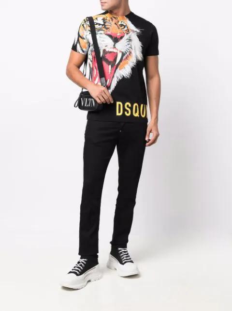 ALEXANDER MCQUEEN Tread Slick Lace-up Ankle Boots In Black