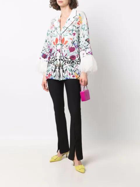 MANOLO BLAHNIK Maysale 50mm Pointed-toe Mules In Grün