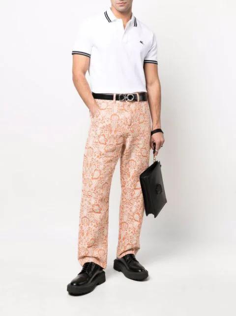 FERRAGAMO Black Gancini Paloma Reversible Leather Belt