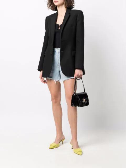 MANOLO BLAHNIK Maysale 50mm Pointed-toe Mules In Grün