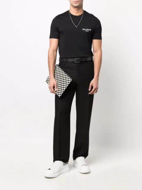 BALMAIN Black Cotton T-shirt