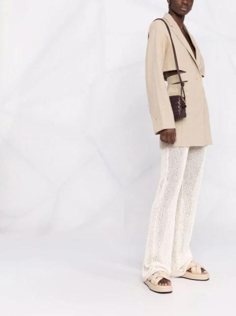 JACQUEMUS La Robe Bari Blazer Mini Dress In 150