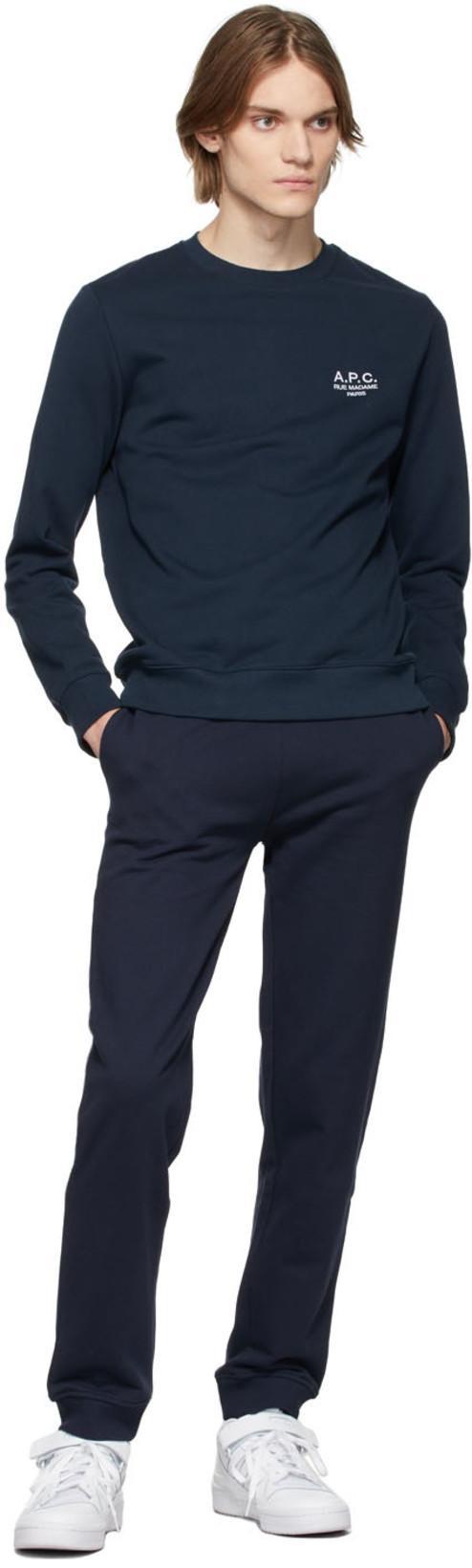 APC A.p.c. Cotton Sweatshirt With Minimalist Logo And Comfortable Fit In Black