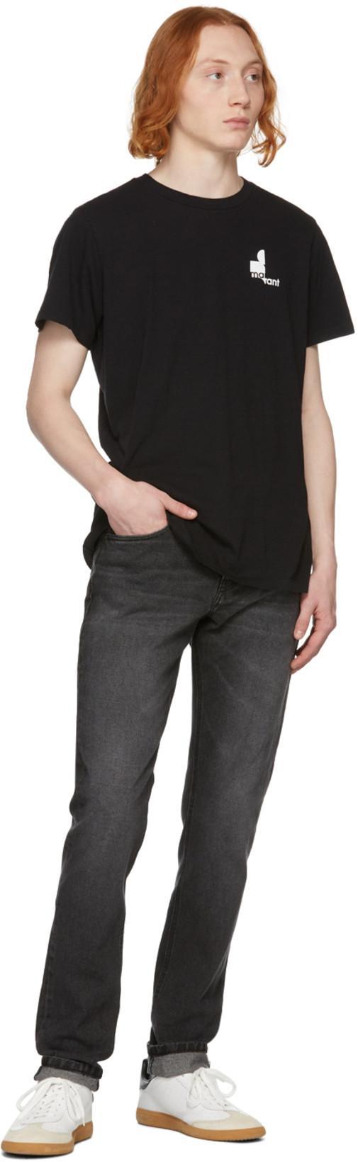 ISABEL MARANT T-shirt Zafferh Aus Baumwolle Mit Logo In Black