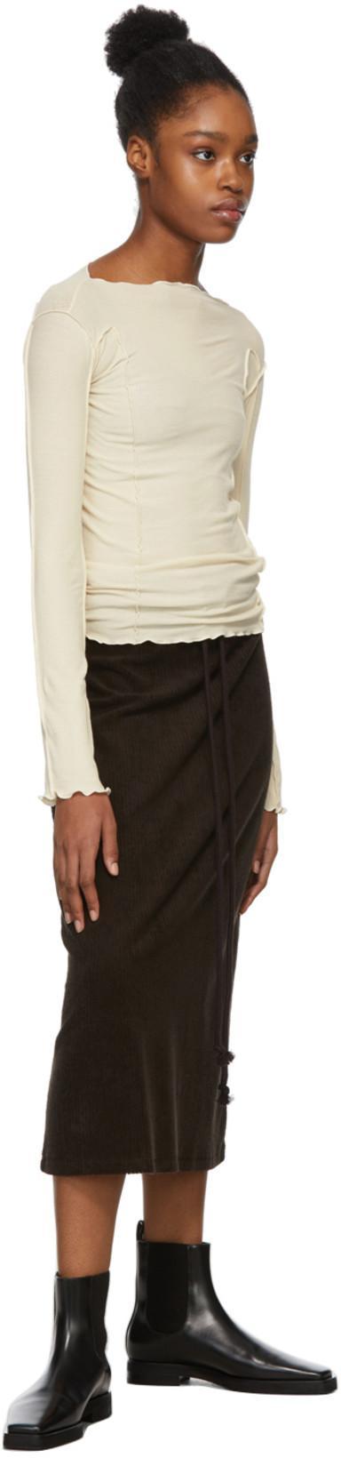 TOTÊME Toteme Square Toe Flat Chelsea Boot In Black