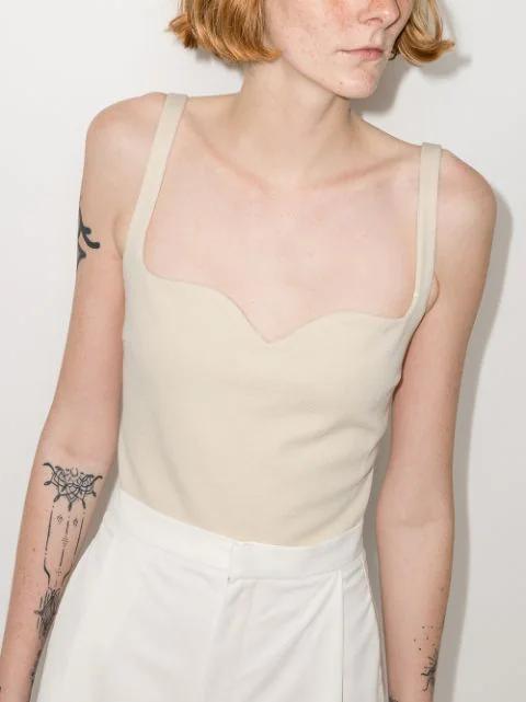 JIL SANDER Beige Large Flat Shopper Tote In 102 Natural