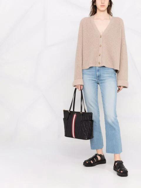 MOTHER Womens Glow Up The Weekender Fray Flared-leg Denim Jeans In Blue