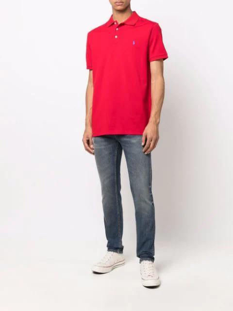 POLO RALPH LAUREN Classic Fit Cotton Polo In Ruby Heather