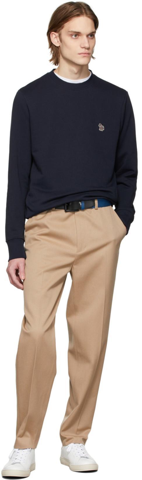 PS BY PAUL SMITH Ps Paul Smith Man Sweatshirt Midnight Blue Size Xl Organic Cotton