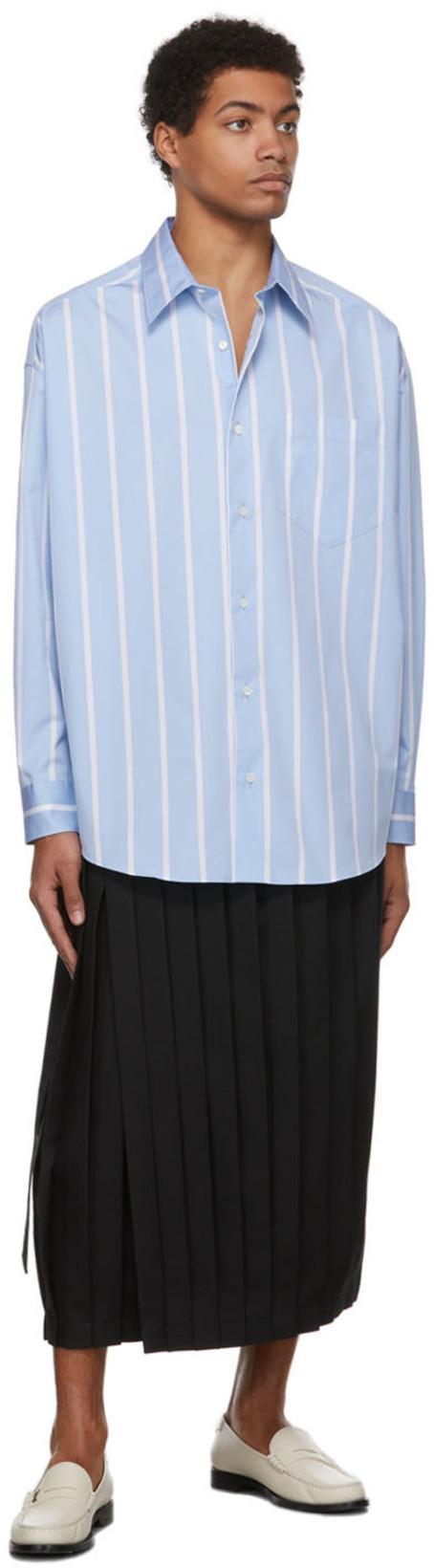 SAINT LAURENT Leather Loafer With Iconic Monogram In White