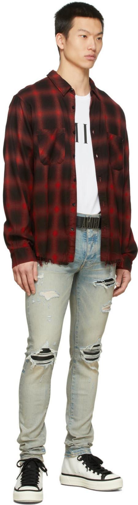 AMIRI White Logo Print T-shirt