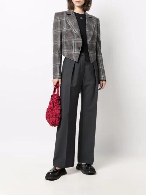 VIVIENNE WESTWOOD Orb Logo-embroidered T-shirt In Black