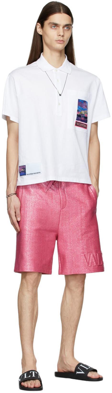 VALENTINO GARAVANI Man Sandals White Size 7 Rubber In Black