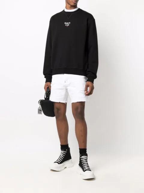 ALEXANDER MCQUEEN Tread Slick Lace-up Ankle Boots In Black