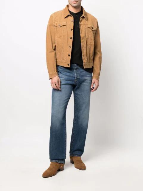 RAG & BONE Black Cotton Classic Short Sleeve Henley