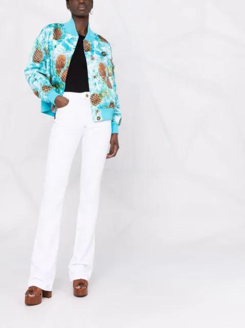 PHILIPP PLEIN Pineapple Skies Bomber Jacket In Multi