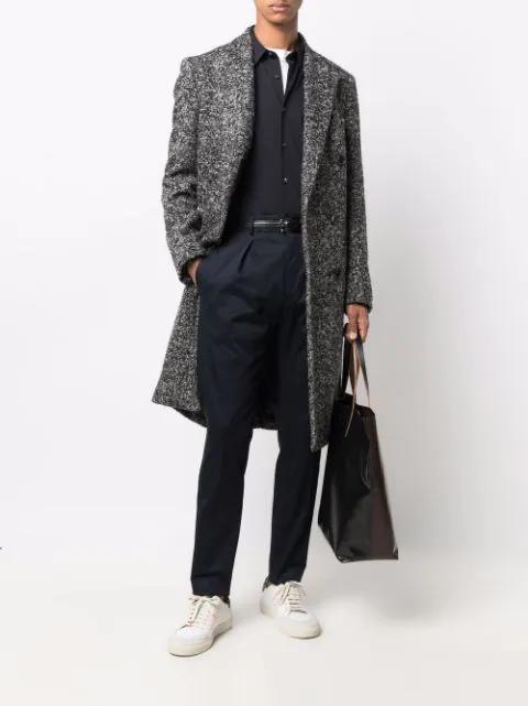 THEORY Men's Sylvain Solid Shirt In Eclipse