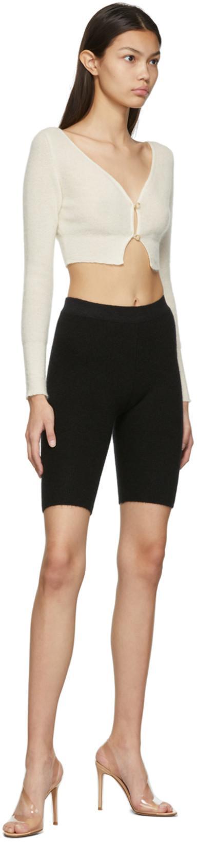 JACQUEMUS Le Cardigan Alzou Mohair And Wool-blend Cardigan In Off White