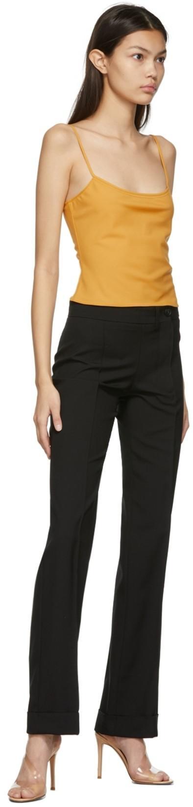JACQUEMUS Black 'le Pantalon Fresa' Trousers In 990 Black