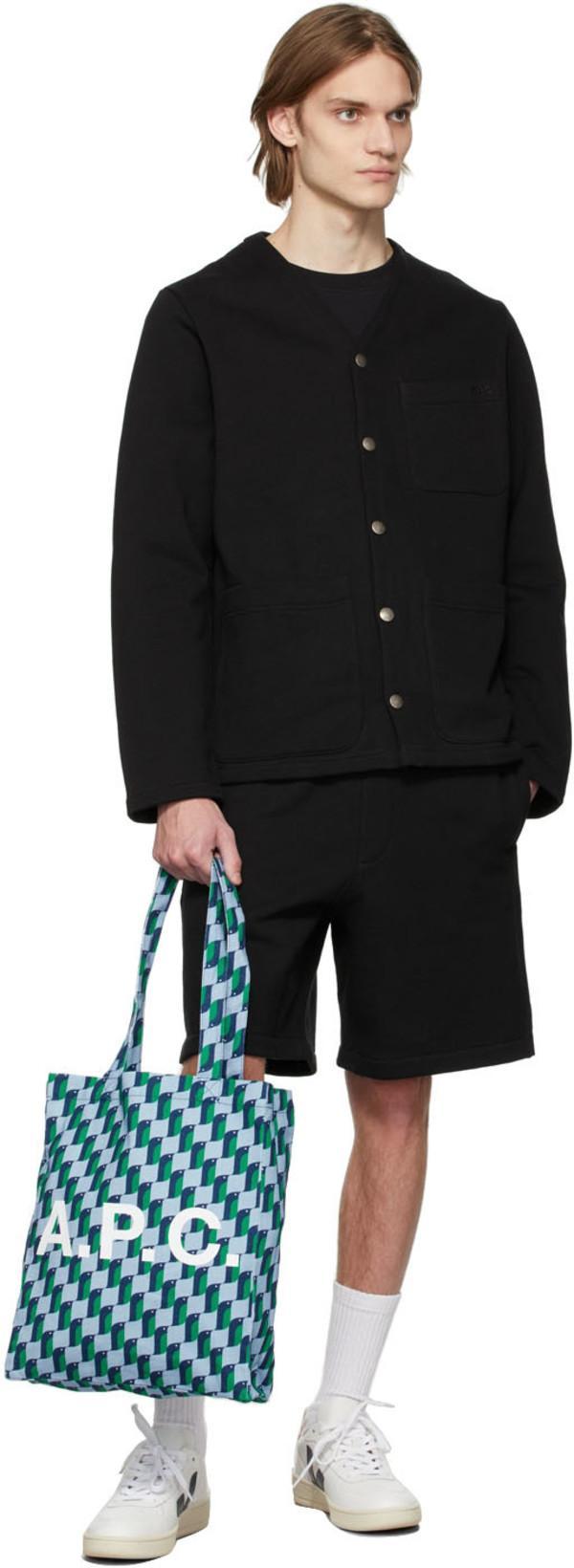 APC A.p.c. Boxy Micro Logo Cotton Crew-neck T-shirt In Black