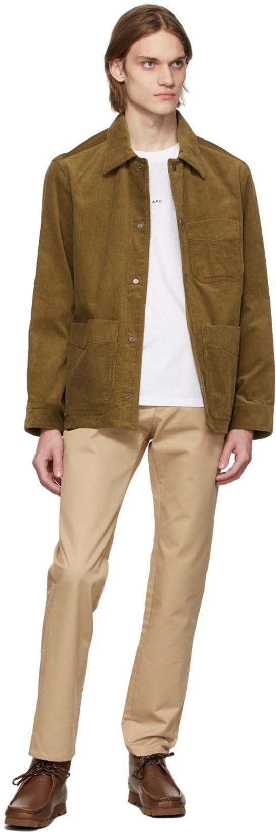 APC Boxy Micro Logo Cotton Crew-neck T-shirt In White