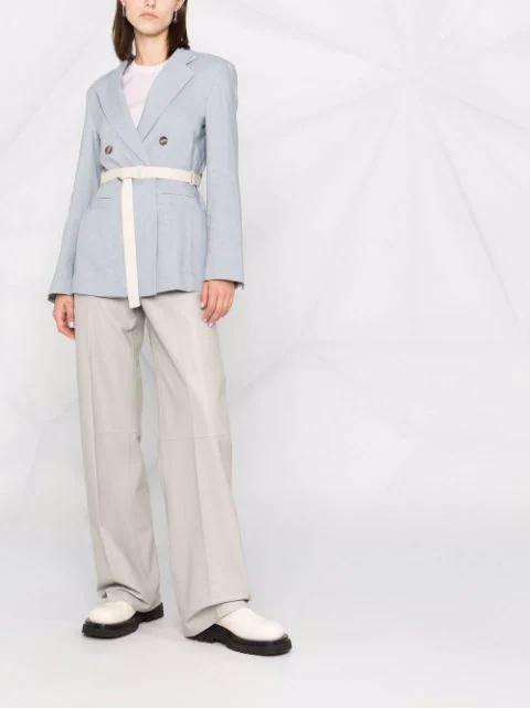 BOTTEGA VENETA Chelsea Leather Ankle Boots In Cream