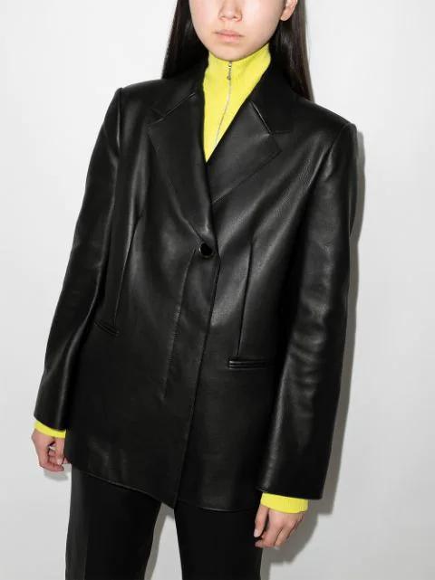 BOTTEGA VENETA Loop Intrecciato Leather Crossbody Bag In Black