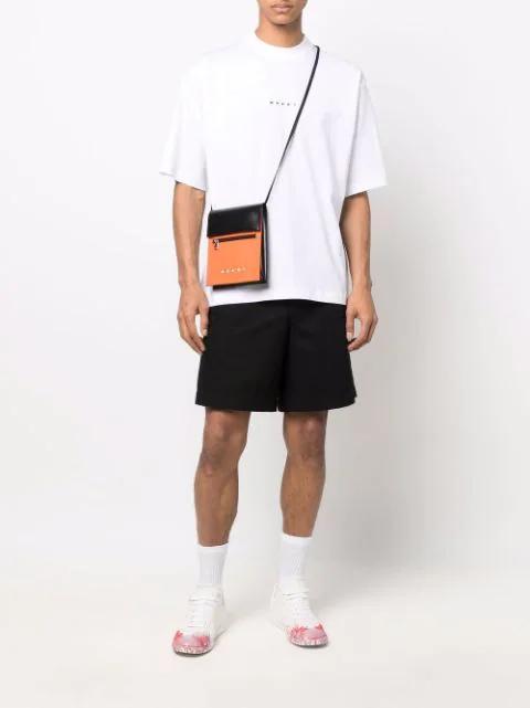 MARNI Logo-print Cotton-jersey T-shirt In White