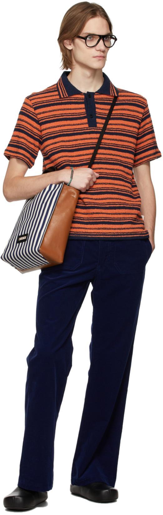 MARNI Textured-leather Clog Slippers In Black