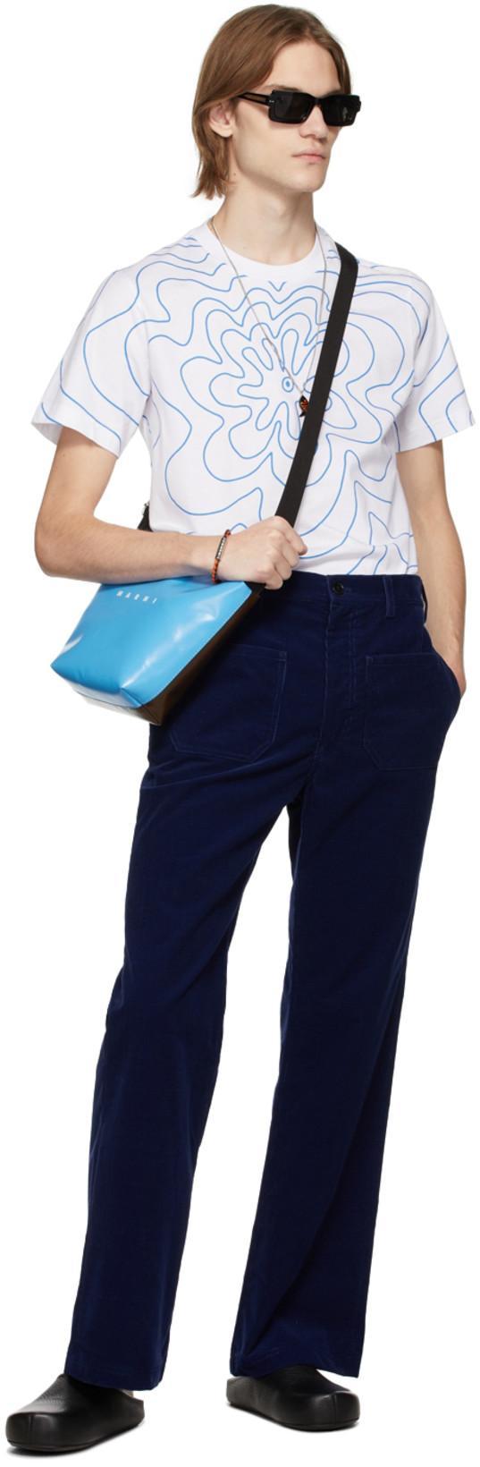 MARNI Textured-leather Clog Slippers In Black