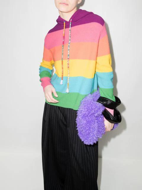 MFPEN Generous Stripe Cotton Shirt In Blue