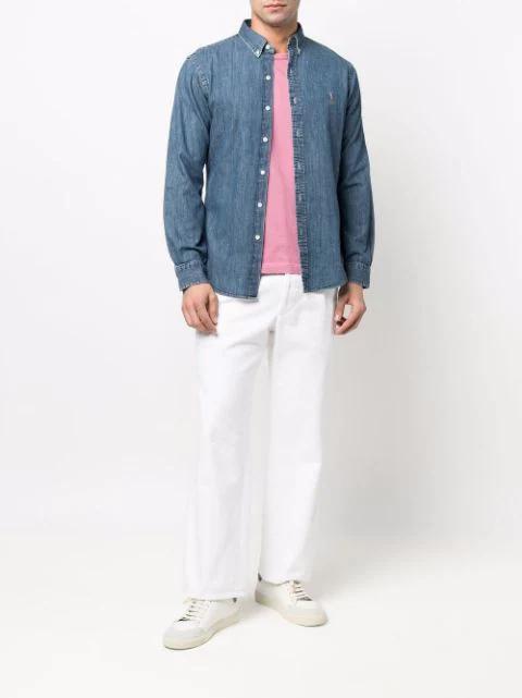 POLO RALPH LAUREN Blue Denim Button-down Shirt