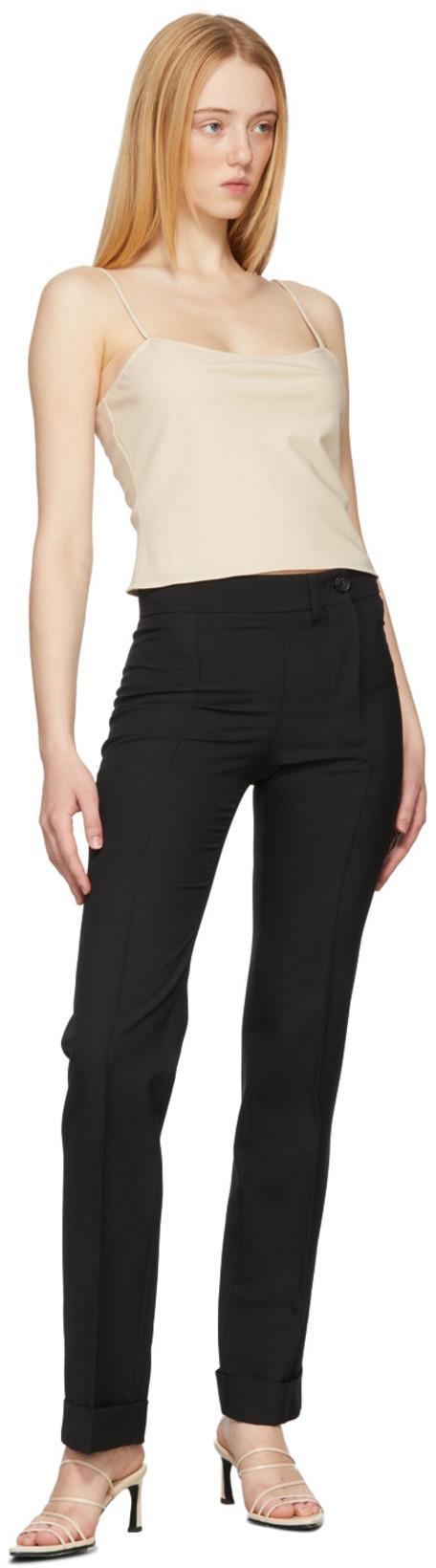 JACQUEMUS Le Haut Tangelo Wool-blend Tank Top In Off-white