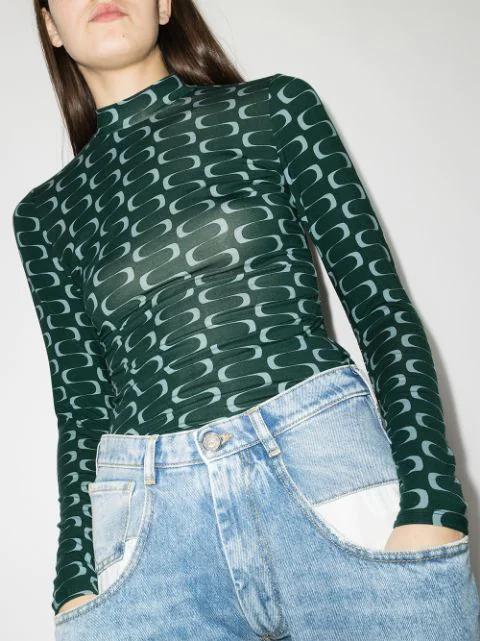 MAISON MARGIELA Straight Leg Jeans With Contrasted Pockets Clothing In Blue